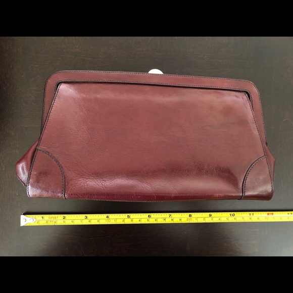 One of a kind hand painted Etienne Aigner Clutch - Picture 2 of 6